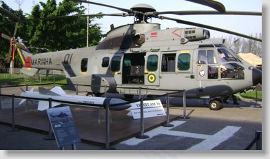 Helicóptero EC 725 Super Cougar da Marinha do Brasil.